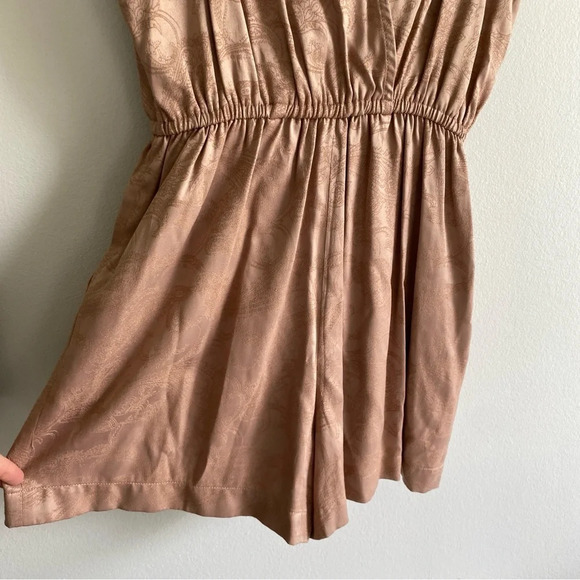 ARITZIA Wilfred Silk-look Blush Pink Rive Romper with Shorts Size S - Picture 2 of 14
